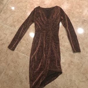 Brown sparkle dress